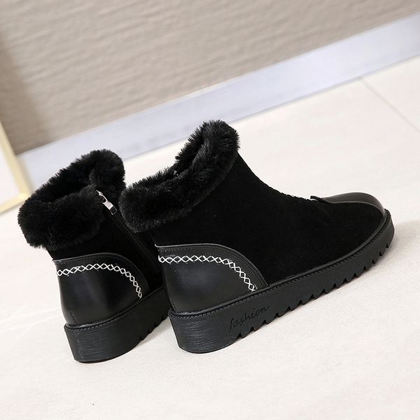 ladies casual short boots fashion snow boots plus velvet warm comfortable soft black non-slip wear-resistant thick bottom wild
ladies casual short boots fashion snow boots plus velvet warm comfortable soft black non-slip wear-resistant thick bottom wild