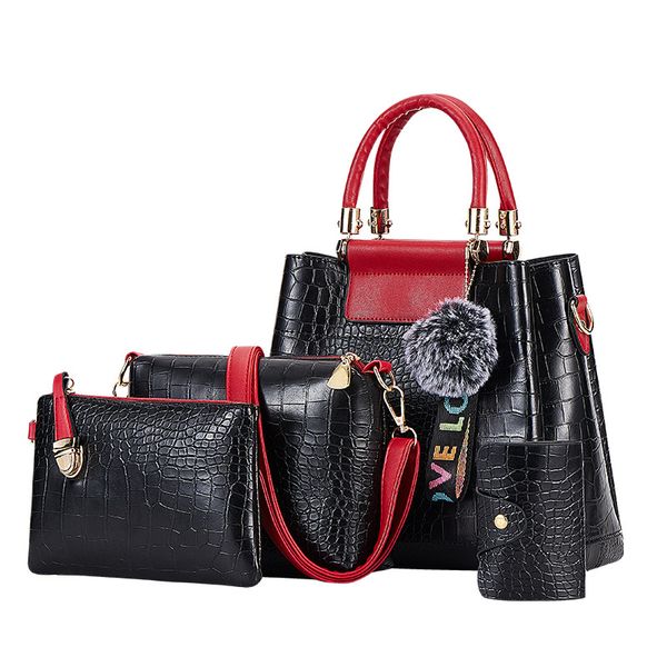 new fashion women's hand bag 4 piece set composite bag pu leather retro europe and america slung shoulder messenger #197386
new fashion women's hand bag 4 piece set composite bag pu leather retro europe and america slung shoulder messenger #197386