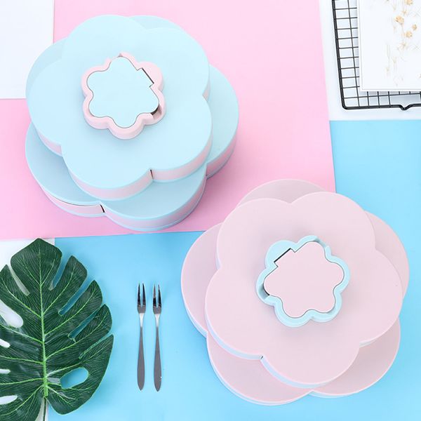 creative double-layer petal candy box nuts case snack storage box container living room rotating fruit plate deskorganizer
creative double-layer petal candy box nuts case snack storage box container living room rotating fruit plate deskorganizer
