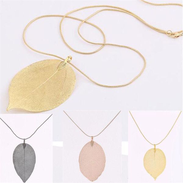 fashion jewelry maxi necklace rose gold color chain real leaf charm design pendant necklaces women gift xd22295
fashion jewelry maxi necklace rose gold color chain real leaf charm design pendant necklaces women gift xd22295