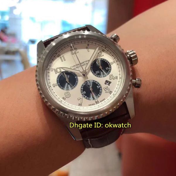 7 стиль высокого качества часы navitimer 8 b01 chronograph кварцевый 43мм мужские часы ab01171a1g1p1 серебряный циферблат кожаный ремешок му, Slivery;brown
7 стиль высокого качества часы navitimer 8 b01 chronograph кварцевый 43мм мужские часы ab01171a1g1p1 серебряный циферблат кожаный ремешок му, Slivery;brown