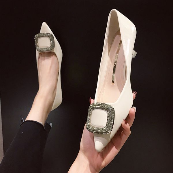 high heels pointed toe women shoes 2019 spring pumps sandals ladies lace-up all-match latest shallow mouth slip om women's, Black
high heels pointed toe women shoes 2019 spring pumps sandals ladies lace-up all-match latest shallow mouth slip om women's, Black