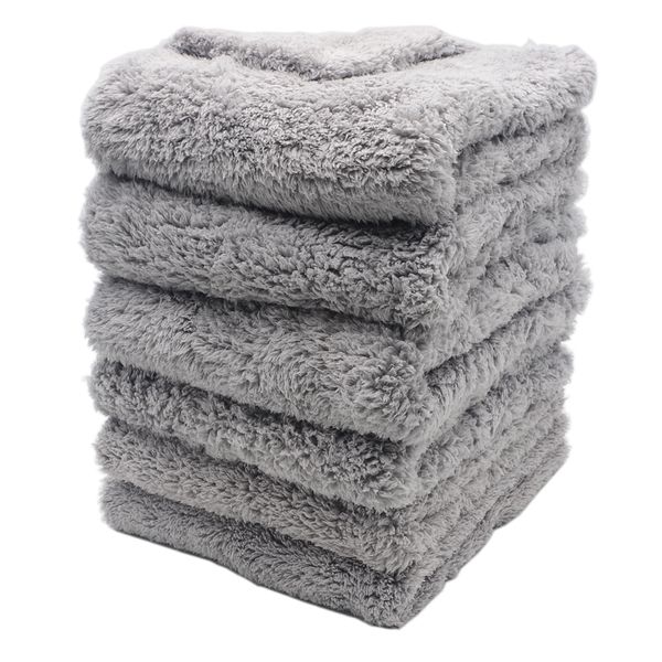 6pcs 500gsm ultra-thick edgeless microfiber towels car cleaning cloth wash waxing drying polishing detailing towel blue gray
6pcs 500gsm ultra-thick edgeless microfiber towels car cleaning cloth wash waxing drying polishing detailing towel blue gray