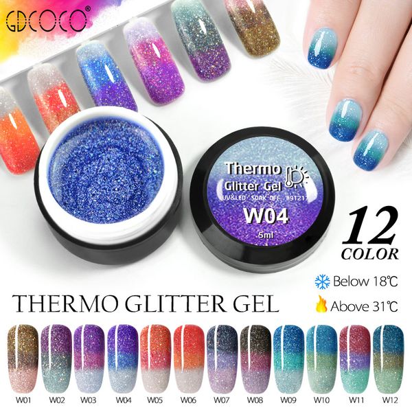 nail gel 12pcs/kit magic thermal chameleon varnish soak off uv led lacquer gdcoco temperature change glitter polish, Red;pink
nail gel 12pcs/kit magic thermal chameleon varnish soak off uv led lacquer gdcoco temperature change glitter polish, Red;pink