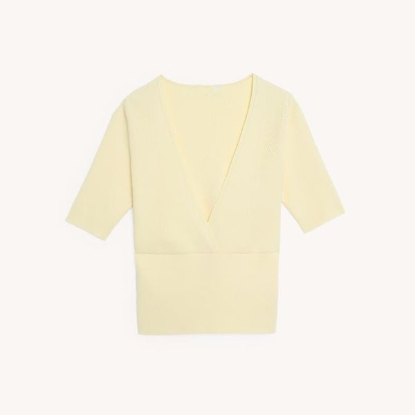 2020 spring summer women solid color v neck knitwear short sleeve knitted pullover top, White;black
2020 spring summer women solid color v neck knitwear short sleeve knitted pullover top, White;black