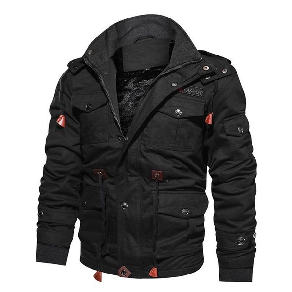 thermal jacket men winter thick casual jacket coat fleece pilot jackets windbreaker long sleeve stand collar, Black;brown
thermal jacket men winter thick casual jacket coat fleece pilot jackets windbreaker long sleeve stand collar, Black;brown