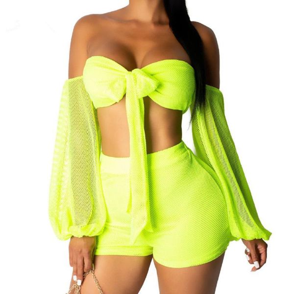 two piece dress shoulder mesh short set for women 2021 and pants biker shorts 2 outfits matching sets, White
two piece dress shoulder mesh short set for women 2021 and pants biker shorts 2 outfits matching sets, White