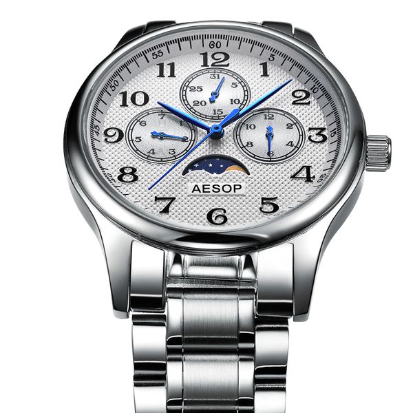2019 brand aesop men's watch waterproof date clock male sport watches men quartz casual wrist watch relogio masculino, Slivery;brown
2019 brand aesop men's watch waterproof date clock male sport watches men quartz casual wrist watch relogio masculino, Slivery;brown