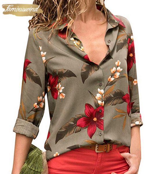 printed blouse summer women shirt long sleeve v neck button women shirts tunique femme camisa feminina, White
printed blouse summer women shirt long sleeve v neck button women shirts tunique femme camisa feminina, White