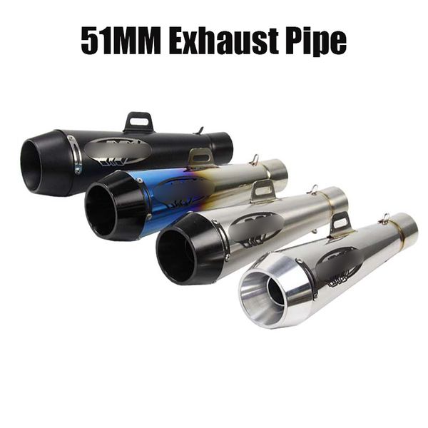 38-51mm universal exhaust system pipe stainless steel tail pipe muffler tips with net for motorcycle dirt street bike atv 
38-51mm universal exhaust system pipe stainless steel tail pipe muffler tips with net for motorcycle dirt street bike atv