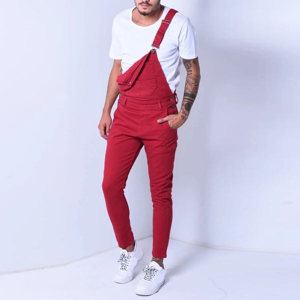 pantalones hombre pants mens pocket jeans overall jumpsuit streetwear overall suspender pants pantalon deportivo hombre, Black
pantalones hombre pants mens pocket jeans overall jumpsuit streetwear overall suspender pants pantalon deportivo hombre, Black