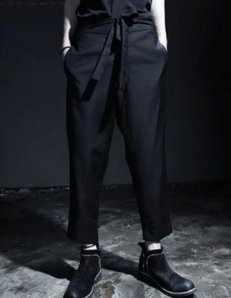 27-46 2019 men's clothing gd hair stylist fashion street low crotchcasual nine-minute pants plus size stage singer costumes, Black
27-46 2019 men's clothing gd hair stylist fashion street low crotchcasual nine-minute pants plus size stage singer costumes, Black