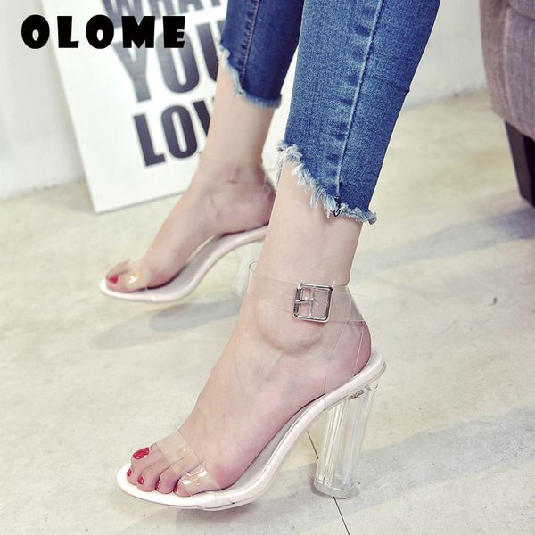 woman high heels shoes womens square heel sandals crystal open toed high heels women transparent heel sandals slippers pump, Black
woman high heels shoes womens square heel sandals crystal open toed high heels women transparent heel sandals slippers pump, Black