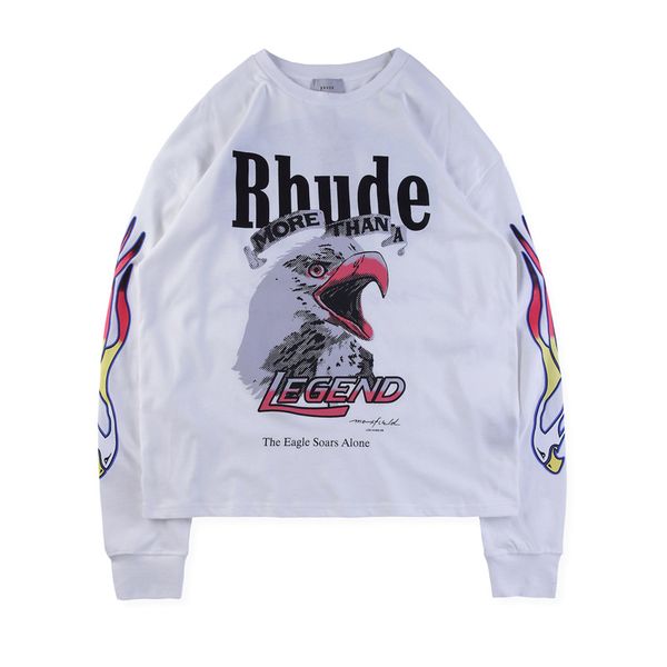 mens designer t shirts rhude maxfield eagle men fashion casual long sleeves cotton o-neck mens clothes s-xl, White;black
mens designer t shirts rhude maxfield eagle men fashion casual long sleeves cotton o-neck mens clothes s-xl, White;black