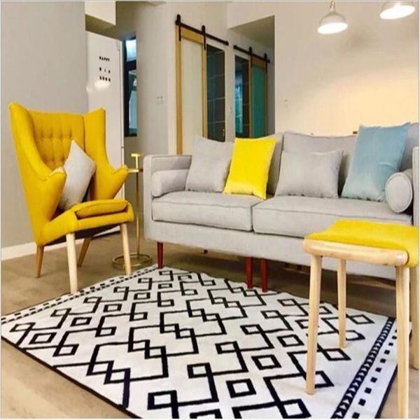 fashion black and white geometry living room carpet area rugs for bedroom kid room carpet home decor floor mat nordic style rugs
fashion black and white geometry living room carpet area rugs for bedroom kid room carpet home decor floor mat nordic style rugs
