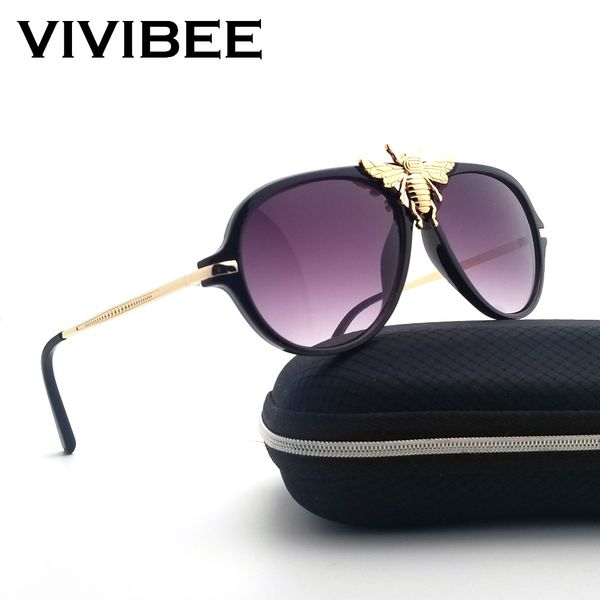 vivibee big bee aviation sunglasses female unique vintage american metal luxury pilot sun glasses women shades, White;black
vivibee big bee aviation sunglasses female unique vintage american metal luxury pilot sun glasses women shades, White;black