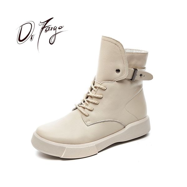 drfargo 2019 spring winter genuine leather women ankle boots buckle strap black white platform shoes lace up fashion shoes 23910
drfargo 2019 spring winter genuine leather women ankle boots buckle strap black white platform shoes lace up fashion shoes 23910