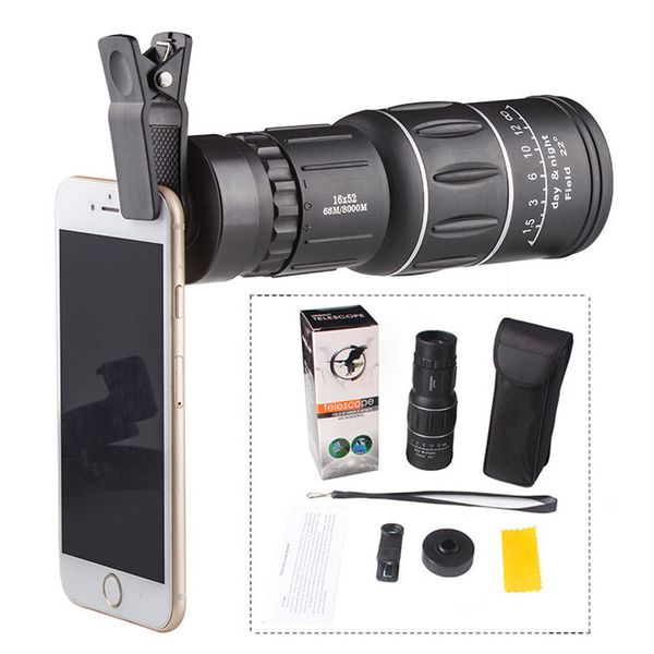 16x hd 2018 wolrd cup universal outdoor hiking concert optical monocular telescope zoom lens armoring phone camera p lens
16x hd 2018 wolrd cup universal outdoor hiking concert optical monocular telescope zoom lens armoring phone camera p lens