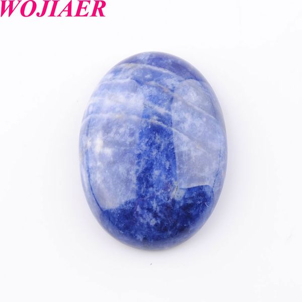 wojiaer natural sodalite gem stone beads oval cabochon cab no hole 22x30x7mm for making jewelry du8099, Black
wojiaer natural sodalite gem stone beads oval cabochon cab no hole 22x30x7mm for making jewelry du8099, Black
