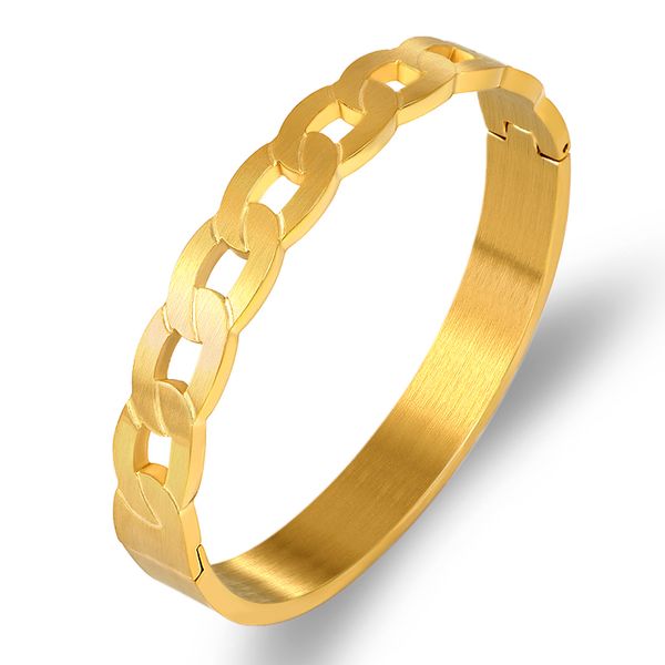 hollow design chain link bangles & bracelet stainless steel women jewelry fashion pulseras bijoux couple gift, Black
hollow design chain link bangles & bracelet stainless steel women jewelry fashion pulseras bijoux couple gift, Black