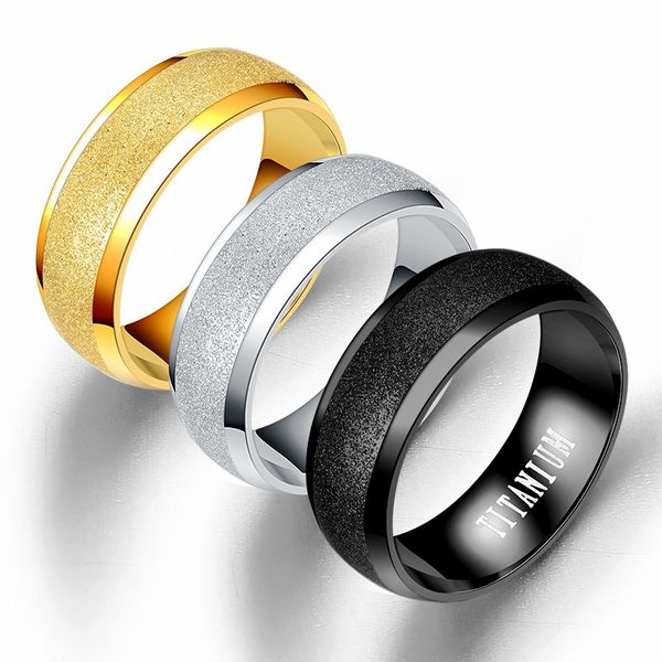 fashion frosted rings unique design stainless for man women ring jewelry accessories, Golden;silver
fashion frosted rings unique design stainless for man women ring jewelry accessories, Golden;silver