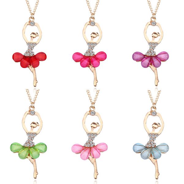 beauty dancing ballet girl resin rhinestone gold tone alloy chunky pendant necklace 20pcs metal chains jewelry ornament necklace, Silver
beauty dancing ballet girl resin rhinestone gold tone alloy chunky pendant necklace 20pcs metal chains jewelry ornament necklace, Silver