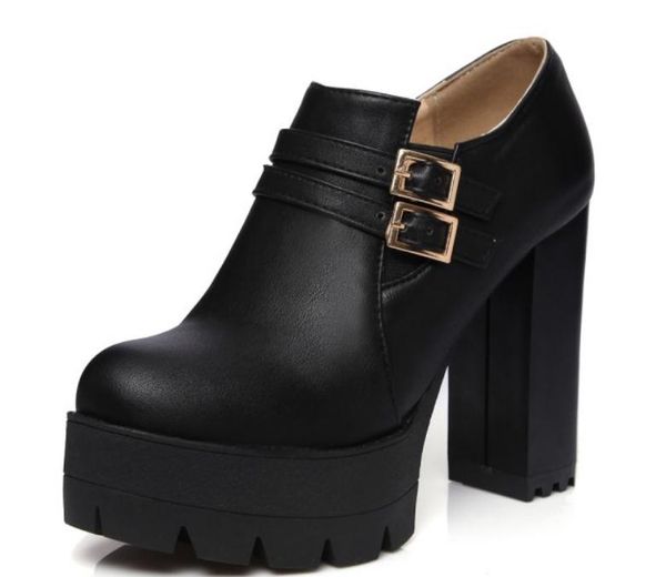 women's shoes in spring and autumn high coarse heel round head waterproof table@2235, Black
women's shoes in spring and autumn high coarse heel round head waterproof table@2235, Black