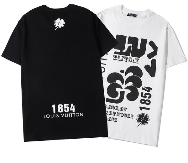 summer new casual designer men's letter pattern round neck women's street t-shirt, White
summer new casual designer men's letter pattern round neck women's street t-shirt, White