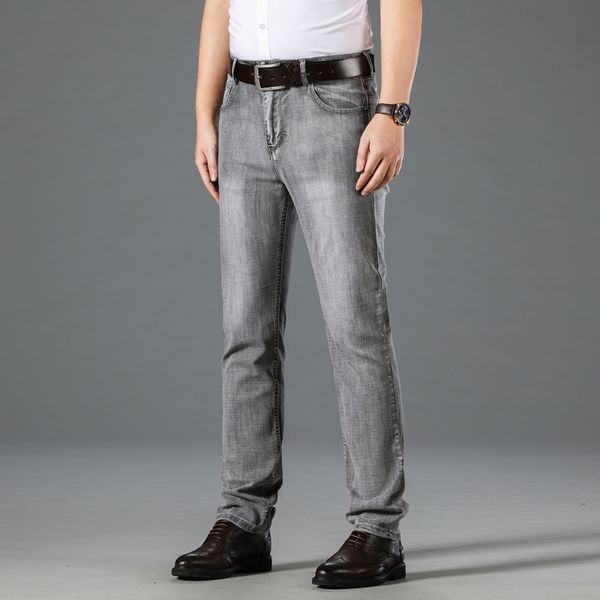 summer new jeans men business casual straight thin pants men's plus size 40 size cotton jeans, Blue
summer new jeans men business casual straight thin pants men's plus size 40 size cotton jeans, Blue