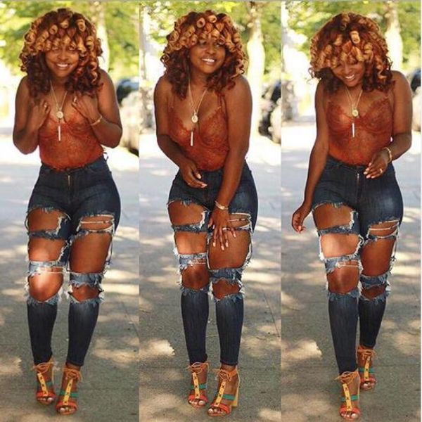 High Street Women Skinny Jeans Sexy Ripped Skin Tight Jeans Fashion Blue Pencil Denim Pants Asian Size M-2XL
High Street Women Skinny Jeans Sexy Ripped Skin Tight Jeans Fashion Blue Pencil Denim Pants Asian Size M-2XL