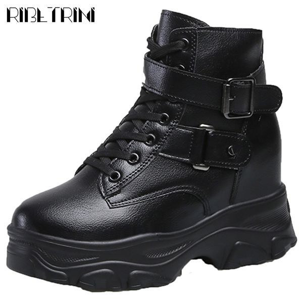 ribetrini new ladies elegant buckle strap shoes woman trendy ankle platform boots high hidden heels boots women, Black
ribetrini new ladies elegant buckle strap shoes woman trendy ankle platform boots high hidden heels boots women, Black