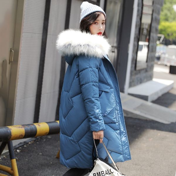 2019 korean style women winter jacket warm thicken hooded with fur collar female coat long parka, Tan;black
2019 korean style women winter jacket warm thicken hooded with fur collar female coat long parka, Tan;black