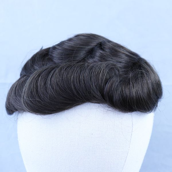новая мужской toupee mono волоса с пу durable париками для замены мужчин европейского remy human hair systems шиньон 10x8inch кусочков волос, Black
новая мужской toupee mono волоса с пу durable париками для замены мужчин европейского remy human hair systems шиньон 10x8inch кусочков волос, Black