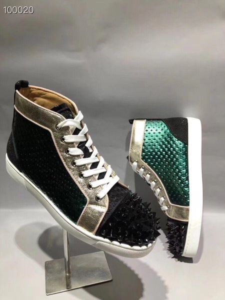 designer shoes red bottom sneaker men women studded spike sneakers black white red leather suede flat bottoms casual shoe vintage 36-47
designer shoes red bottom sneaker men women studded spike sneakers black white red leather suede flat bottoms casual shoe vintage 36-47