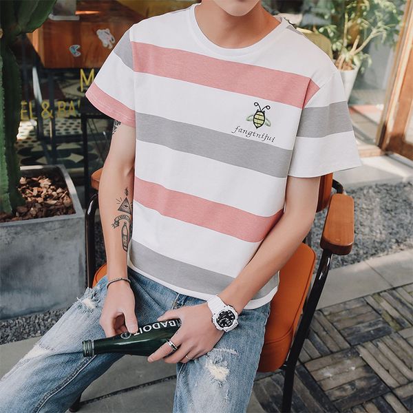 100% cotton summer new style korean-style trend boy's casual short sleeve t-shirt large size men's selling students, White;black
100% cotton summer new style korean-style trend boy's casual short sleeve t-shirt large size men's selling students, White;black