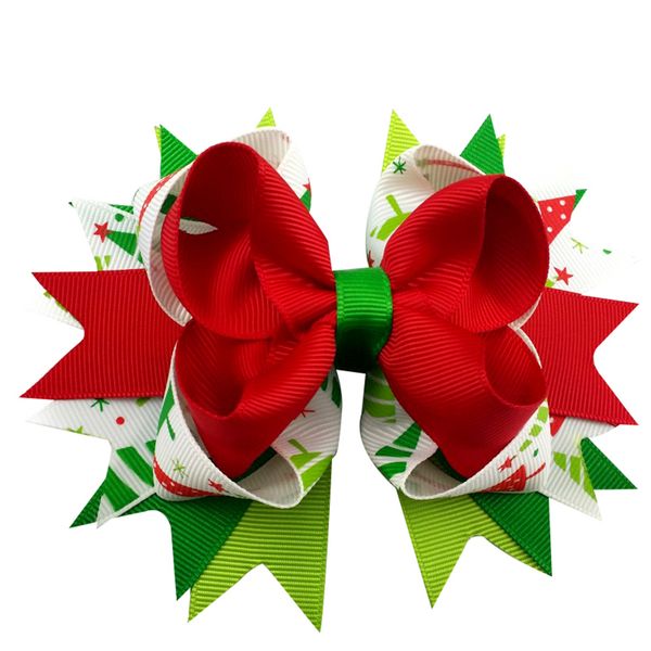 5 inch colorful girls ribbon hair bows christmas holiday boutique hair clip accessory, Slivery;white
5 inch colorful girls ribbon hair bows christmas holiday boutique hair clip accessory, Slivery;white