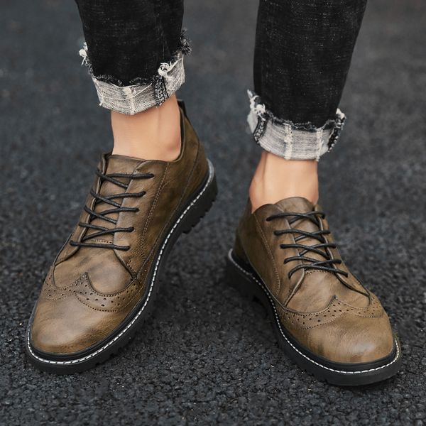 новые ультрамодные мужские кожаные ботинки дышащая lace-up man oxford brown leather sneakers zapatos de hombre обувь мужчины%, Black
новые ультрамодные мужские кожаные ботинки дышащая lace-up man oxford brown leather sneakers zapatos de hombre обувь мужчины%, Black
