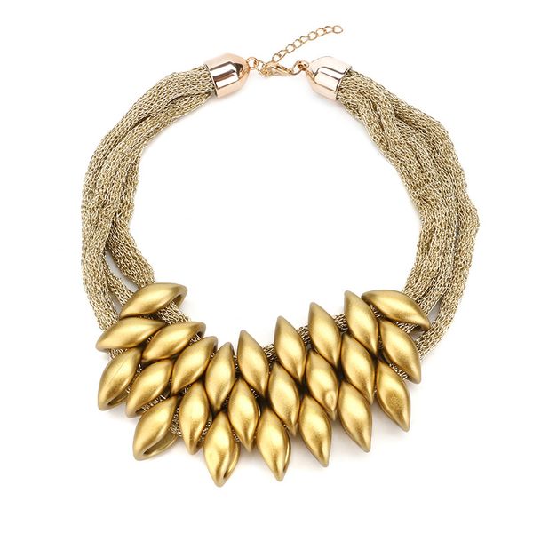 women street beat exaggerated necklace hand-woven chain rivet tassel short clavicle multi-layer chain necklace female jewelry, Golden;silver
women street beat exaggerated necklace hand-woven chain rivet tassel short clavicle multi-layer chain necklace female jewelry, Golden;silver