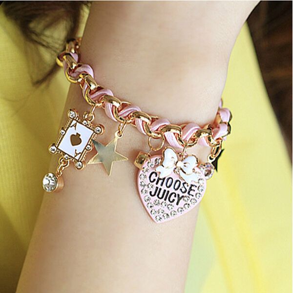 letter heart-shaped star in same poker encrusted bracelet with europe and the united states jewelry cb043 bow, Golden;silver
letter heart-shaped star in same poker encrusted bracelet with europe and the united states jewelry cb043 bow, Golden;silver