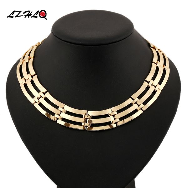 lzhlq 2019 new fashion trendy choker necklaces maxi punk torques vintage hollow splice jewelry statement plated women necklace, Silver
lzhlq 2019 new fashion trendy choker necklaces maxi punk torques vintage hollow splice jewelry statement plated women necklace, Silver