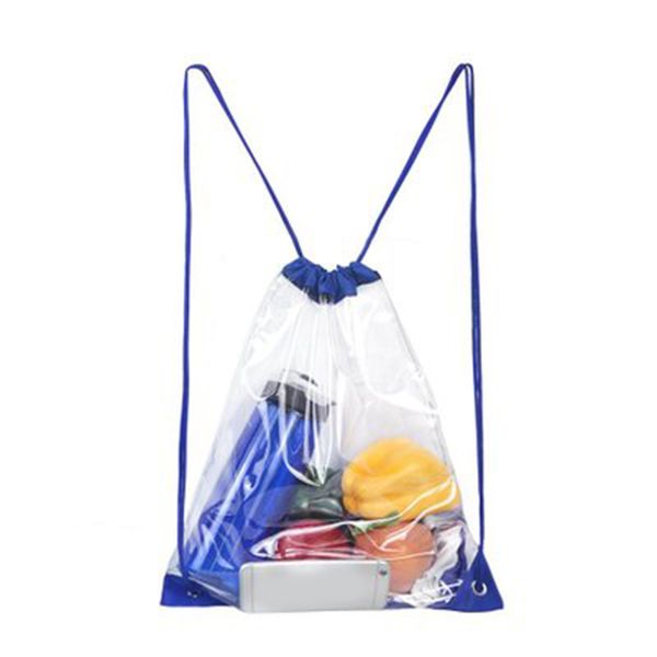 transparent waterproof drawstring backpack storage bag durable porable bags for sport clothes beach 35*45cm
transparent waterproof drawstring backpack storage bag durable porable bags for sport clothes beach 35*45cm