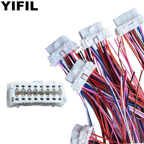 2/4/10pcs/lot 16 pin 16 way obd test port connector plug socket with cable wire harness car
2/4/10pcs/lot 16 pin 16 way obd test port connector plug socket with cable wire harness car