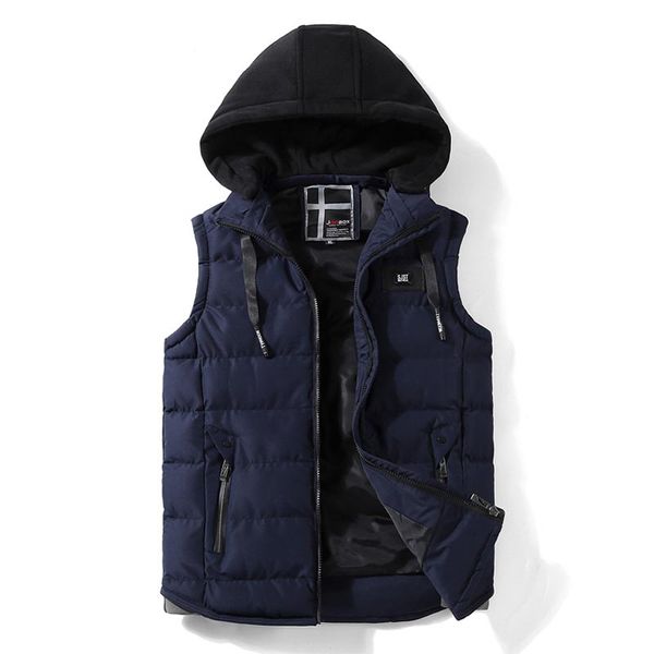 men's vests cotton vest men autumn and winter warm thickening casual collar sleeveless jacket hooded solid color, Black;white
men's vests cotton vest men autumn and winter warm thickening casual collar sleeveless jacket hooded solid color, Black;white
