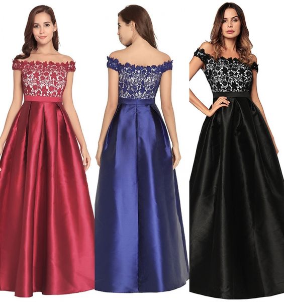 real picture satin african prom dresses cap sleeve lace satin zipper a line long women formal evening dresses party gowns, Black;red
real picture satin african prom dresses cap sleeve lace satin zipper a line long women formal evening dresses party gowns, Black;red