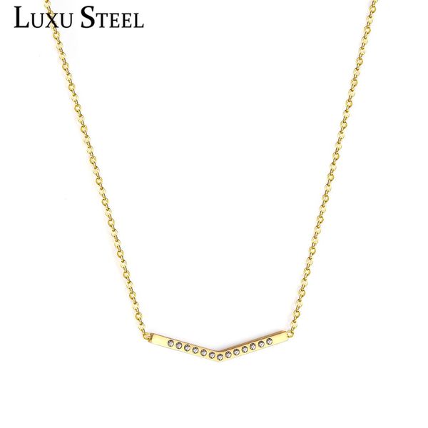 luxusteel new 45cm+5cm bar pendants with round cubic zirconia extender chains necklaces stainless steel christmas necklaces, Silver
luxusteel new 45cm+5cm bar pendants with round cubic zirconia extender chains necklaces stainless steel christmas necklaces, Silver