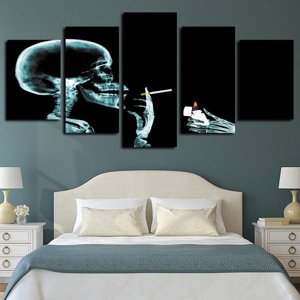 5 panels skull art modern artworks giclee canvas wall art for home decor abstract poster canvas print oil painting
5 panels skull art modern artworks giclee canvas wall art for home decor abstract poster canvas print oil painting
