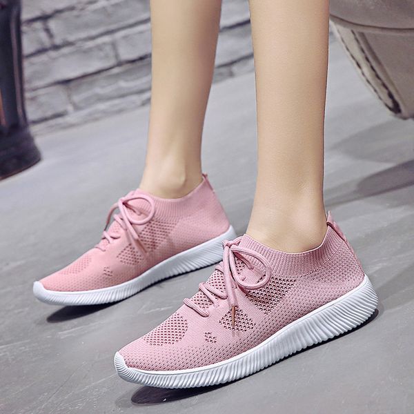 2019 summer women's shoes mesh breathable lace up sneakers solid round toe ladies casual flat shoes plus size single, Black
2019 summer women's shoes mesh breathable lace up sneakers solid round toe ladies casual flat shoes plus size single, Black