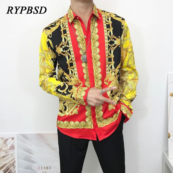 luxury print paisley men shirt 2020 fashion casual slim fit dress shirt long sleeve party social streetwear tuxedo shirts, White;black
luxury print paisley men shirt 2020 fashion casual slim fit dress shirt long sleeve party social streetwear tuxedo shirts, White;black