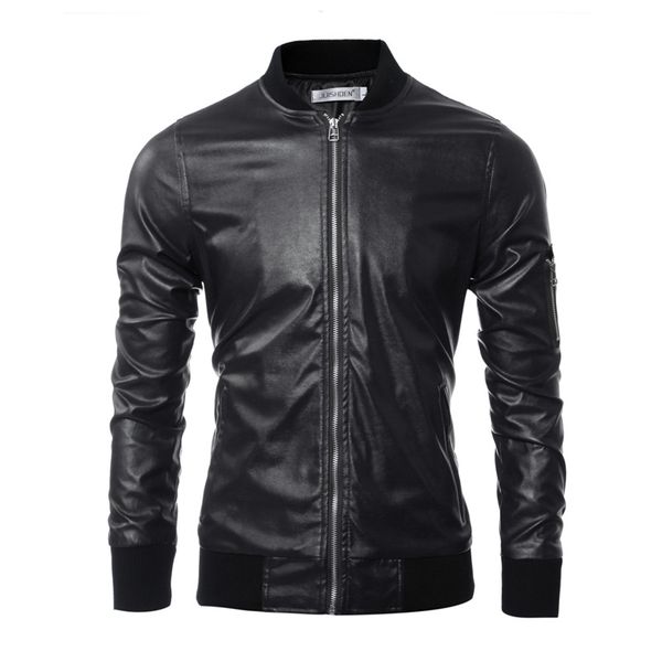 2019 new fashion pure color washed puleather jacket fashion hige-grade dropshipping new collar male locomotive long sleeves coat, Black
2019 new fashion pure color washed puleather jacket fashion hige-grade dropshipping new collar male locomotive long sleeves coat, Black