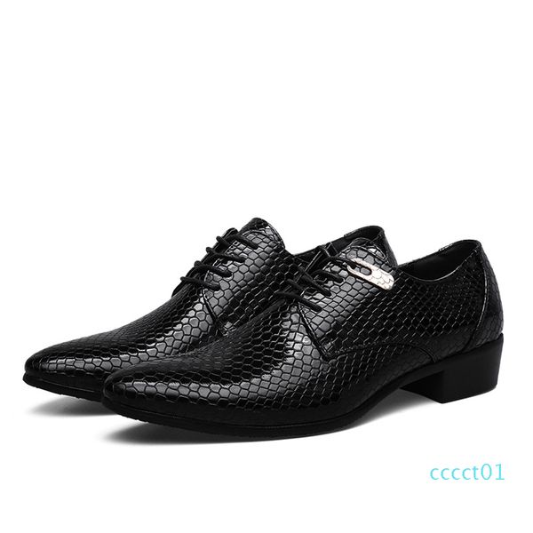 new artificial snake leather men oxford shoes lace up casual business men pointed shoes brand wedding dress boat, Black
new artificial snake leather men oxford shoes lace up casual business men pointed shoes brand wedding dress boat, Black